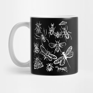 Insect Bugs Collage Vintage Witchy Hand Drawn Mug